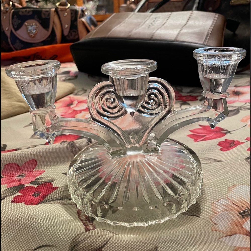 Glass Candle Stick holders